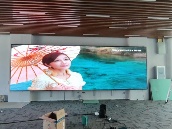 防城港P1.53led小间距屏安装案例